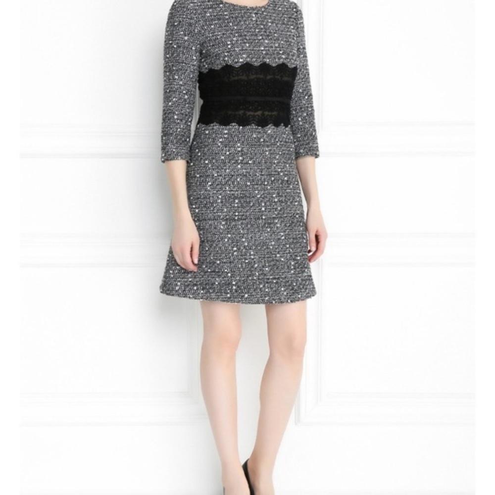 Giambattista Valli 🇮🇹 Dress with Lace Waist Accent